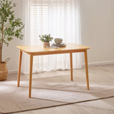 Lynton Rectangular Oak Effect Wood 4 Seater Dining Table - LYNTON-small-Oak-Effect-Solid-Wood-Dining-Table-HERO.jpg