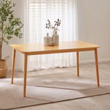 Lynton Rectangular Oak Effect Wood 6 Seater Dining Table - LYNTON-large-Oak-Effect-Solid-Wood-Dining-Table-HERO.jpg