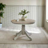 Bude Round Whitewashed and Light Grey Solid Wood 4 Seater Dining Table - Bude-Whitewash-Dining-Table-Hero.jpg