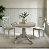 Bude Round Whitewashed and Light Grey Solid Wood 4 Seater Dining Table - Bude-Whitewash-Dining-Table-last-image.jpg
