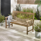 Lox 2 Seat Wood Garden Bench with Table - LOX-OUT-BEN-NAT-2- ANGLE PROP.jpg