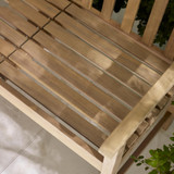 Lox 2 Seat Wood Garden Bench with Table - LOX-OUT-BEN-NAT-2-SEAT.jpg