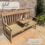 Lox 2 Seat Wood Garden Bench with Table - LOX-OUT-BEN-NAT-2_UGC.png