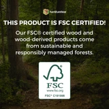 2x Iko Wood & Cream Garden Accent Chairs Set - FSC Infographic.jpg