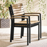 Malva Wood & Black 2 Seat Garden Dining Set - MALV-OUT-DIN-CHR-2-BLK-STACK.jpg