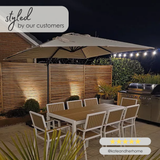 Cantilever Cream Square Garden Parasol & Base Set - Cantilever-Cream-UGC.png