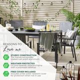 Dubai White & Wood Polywood 8 Seat Garden Dining Set - DUBAI-DINING-INFOGRAPHIC-USP-2025.png