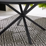 Nanterre Black Metal & Glass 4-6 Seat Round Garden Dining Table - Nanterre-Black-Round-Garden-Table-3.jpg