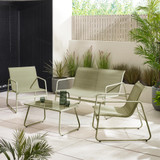 Naxos Green 4 Seat Garden Sofa & Chairs Set - Naxo-Garden-Chair-Table-Set-Green-1.jpg