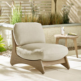 1x Iko Wood & Cream Garden Accent Chair  - IKO-OUT-CHR-SET-CRM-1-ANGLE.jpg