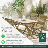 Hamburg Solid Wood 4 Chair Outdoor Dining Set - Hamburg--SET-4-USP-Graphic.png