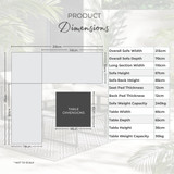 Hydra Black Metal & Green 5 Seat Garden Corner Sofa Set - Infographics_Hydra-ipdate25.jpg