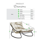 Hydra Black Metal & Green Garden Rocking Chair - Infographics_Hydra_Chair.jpg