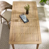 Asa & Hamburg Wood 6 Seat Garden Dining Set - ASA-OUT-REC-DIN-TBL-NAT-6-FEAT1.jpg