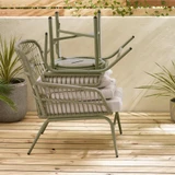 Lyon Green Metal Garden Chair with Footstool & Side Table - Lyon-Outdoor-Chair-Set-Green-6.jpg