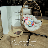 Beige Rattan & Cream Garden Hanging Egg Chair Seat  - egg-penrose-popup.png