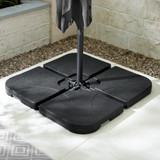 Cantilever Grey Square Garden Parasol & Base Set - Cantilever-Outdoor-Parasol-Grey-4.jpg