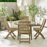 Tari & Hamburg Wood 4 Seat Round Table Garden Dining Set - Tari-Outdoor-Table-Wood-4-Hamburg-Chairs-3.jpg
