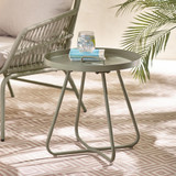 Lyon Green Metal Garden Round Side Table - Lyon-Outdoor-Side-Table-Green-1.jpg
