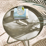 Lyon Green Metal Garden Round Side Table - Lyon-Outdoor-Side-Table-Green-4.jpg