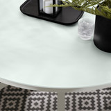 Nanterre Cream Metal & Glass 4 - 6 Seat Round Garden Dining Table - Nanterre-Cream-Round-Garden-Table-2.jpg