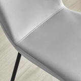 2x Asti Light Grey Velvet Dining Chairs  - Asti-Dining-Chairs-Light-grey-velvet-6.jpg