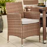 Barbados Garden Dining Set 4 Seat Beige Rattan - Barbados-Nat-Rattan-Outdoor-Set-4-Detail.jpg