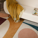 Tolliver Multicolour Modern Shapes Rug - TOLLIVER-RUG-PLUM_02.jpg Tolliver Multicolour Modern Shapes Rug - TOLLIVER-RUG-PLUM_02.jpg