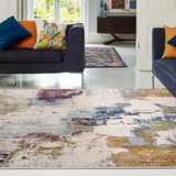 Ruddick Multicoloured Distressed Rug - Ruddick-Rug-Distressed-Multi-LS-SQ.jpg