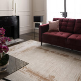 Strata Gold & Cream Sketched Border Rug - STRATA-RUG-BORDER-GOLD_01.jpg