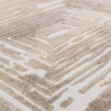 Iona Beige Textured Squares Pattern Rug - IONA-RUG-PORTRAIT-BEIGE_06.jpg