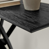 Leonardo Black Wood Veneer Console Table - Leonardo-Black-Top-console-Table-3.jpg