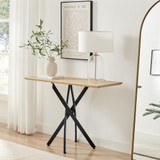 Leonardo Oak Veneer Console Table - Leonardo-OAK-Top-console-Table-1.jpg