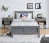 Azure Grey Solid Pine Single Bed Frame + Windsor Mattress - Azure Bed Single-01.jpg