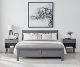 Azure Grey Solid Pine Double Bed Frame - Azure Bed Double-01.jpg