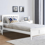 Azure Modern White Solid Pine Single Bed + Windsor Mattress - azure-modern-white-solid-pine-single-bed-mattress-crop.jpg