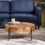 Rohan Round Solid Acacia Wood Coffee Table - Rohan-coffee-table-Round-01.jpg
