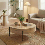 Rohan Round Solid Acacia Wood Coffee Table - ROHA-COF-TBL-RND_1.jpg