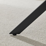 Novara Oak Effect Dining Table & 4 Calla Black Velvet Chairs - Novara-Oak-100cm-round-dining-table-5.jpg