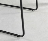 Novara Black Top Dining Table & 4 Halle Fabric Chairs - Halle-Dark Grey-Fabric-Black-Leg-Dining-Chair-5.jpg