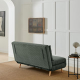 Bobby Green Jumbo Corduroy Double Folding Sofa Bed - Bobby Green Jumbo corduroy sofa bed-3.jpg