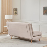 Bobby Pale Pink Velvet Double Folding Sofa Bed - Bobby Pale pink velvet sofa bed-3.jpg Bobby Pale Pink Velvet Double Folding Sofa Bed - Bobby Pale pink velvet sofa bed-3.jpg