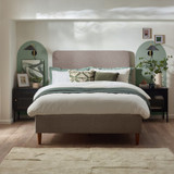Romy Taupe Recycled Fabric Double Bed Frame - Romy-Double-Fabric-Taupe-02.jpg