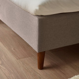 Romy Taupe Recycled Fabric Double Bed Frame - Romy-Double-Fabric-Taupe-05.jpg