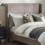 Hana Taupe Recycled Fabric Double Bed Frame - Hana-Double-Fabric-Taupe-5.png