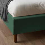 Hana Green Recycled Fabric Double Bed Frame - Hana-Double-Fabric-Green-04.jpg