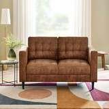 Jolene Tan Faux Leather 2 Seater Sofa - JOLENE-2-SEATER-PU-TAN-2.jpg