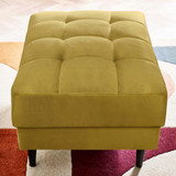 Jolene Mustard Yellow Velvet Footstool - JOLENE-FOOTSTOOL-VELVET-MUSTARD-STOOL-DETAIL.jpg