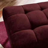 Jolene Maroon Velvet Footstool - JOLENE-FOOTSTOOL-VELVET-MAROON-DETAIL.jpg