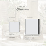 2x Iko Wood & Cream Indoor / Outdoor Accent Chairs Set - Infographics_Iko_DIMENSIONS.jpg